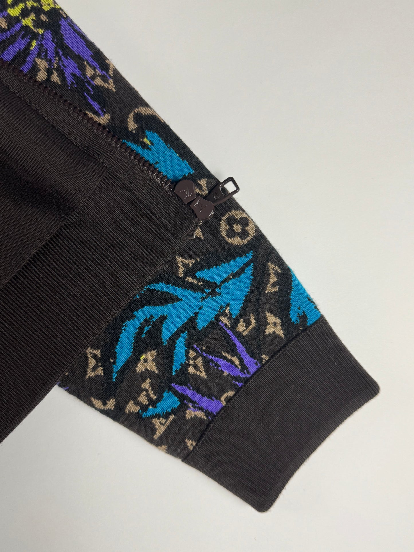 Louis Vuitton Floral Monogram Thistle Zip Through Jacket SS 2023 - L