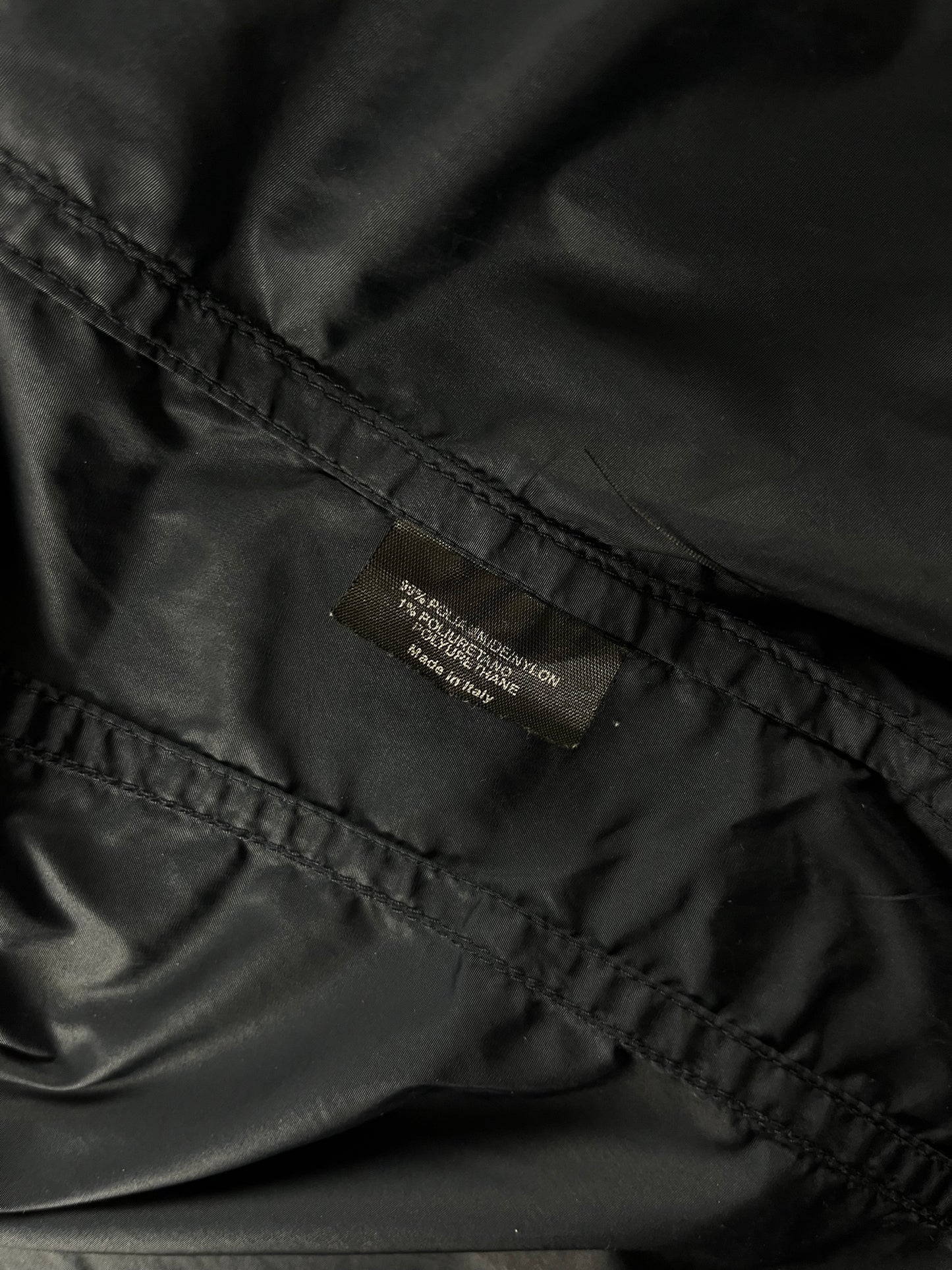 Gucci Dark Navy Nylon Moto Jacket SS 1999 - XS