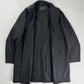 Prada Black Minimalist Strapped Coat FW 1998 - XL