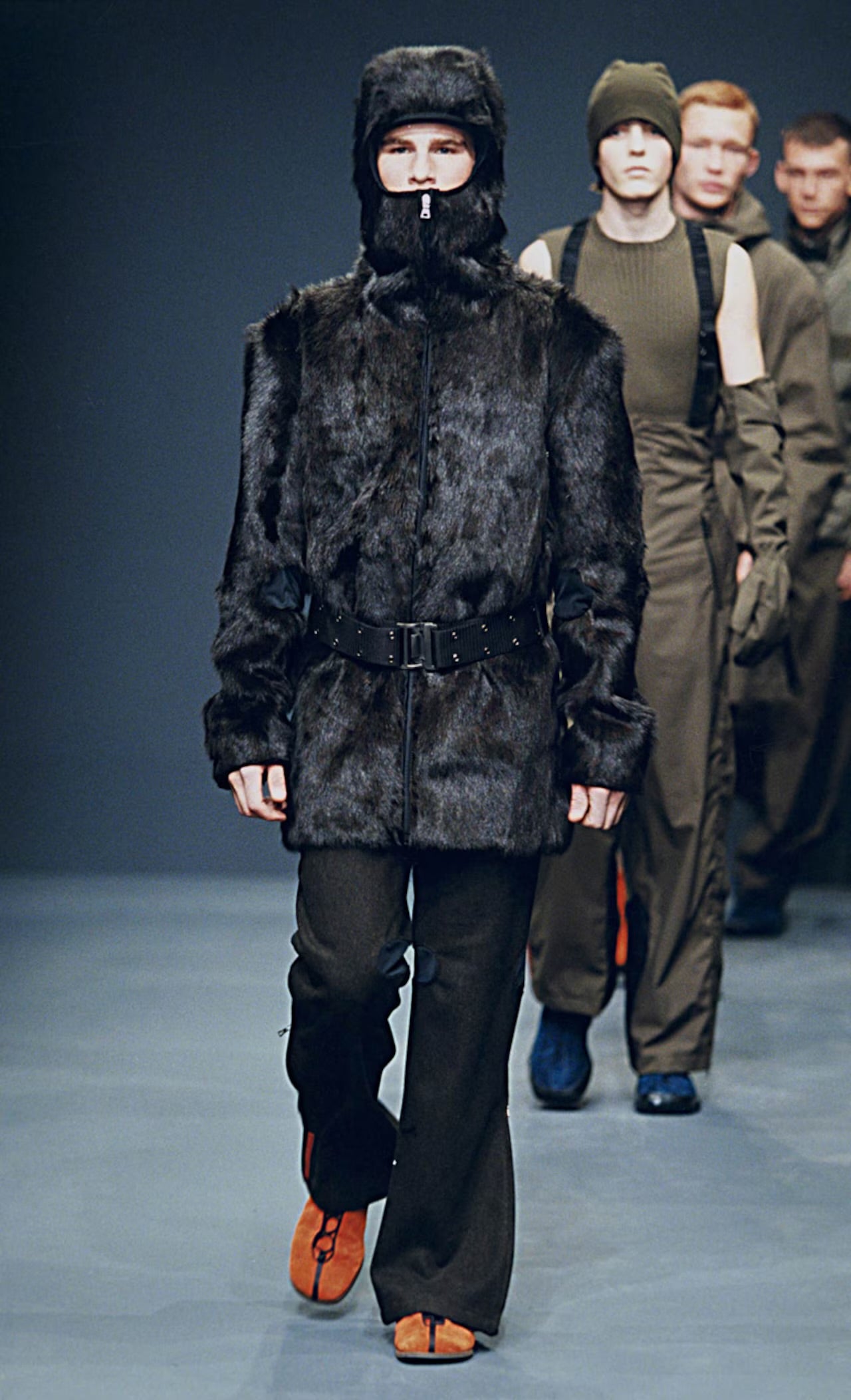 Prada Linea Rossa Green Leather Shoes FW 1999 - 37,5 IT/38,5 EU