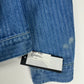 Saint Laurent Sample Tie & Dye Gradient Effect Denim Jacket SS 2021 - S
