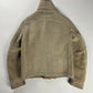 Prada Shearling Fur Lined Belted Aviator Jacket 2000s - L