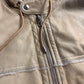 Louis Vuitton Cream Shearling Leather Full Zip Hooded Jacket FW 2006 - M