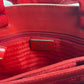 Prada Linea Rossa Incrusted Leather Rosso Bag SS 1998 - OS