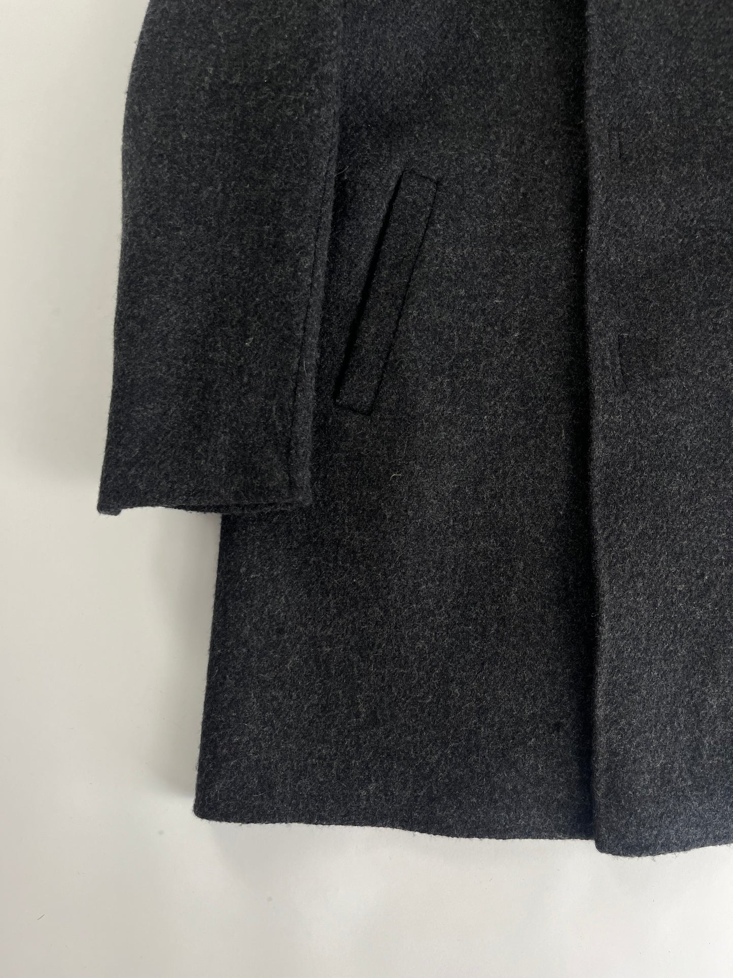 Prada Pure Shadow Grey Wool Coat FW 1998 - M