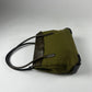 Prada Leather Khaki Tweed Bag FW 1999 - OS