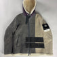 Stone Island Hand Sprayed Shearling Leather Jacket FW 2020 - M