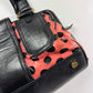 Celine Sample Gold Buckle Pink Leather Black Bag FW 2004 - OS