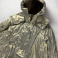 Prada Bright Silver Thermal Shearling Lining Astronaute Parka Jacket 2000s - M