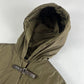 Prada Multi Belt Khaki Nylon Long Safari Coat FW 1999 - S