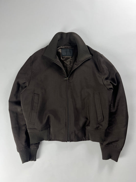 Prada Brown Bomber Jacket FW 2000 - XL