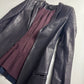 Haider Ackermann Biker Tailored Purple Leather Jacket FW 2012 - S