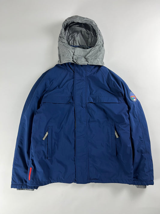 Prada Linea Rossa Ski Navy Technical Jacket 2000s - XL