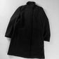 Prada Shadow Charcoal Wool Funnel Neck Coat FW 1998 - S