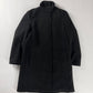 Prada Shadow Charcoal Wool Funnel Neck Coat FW 1998 - S
