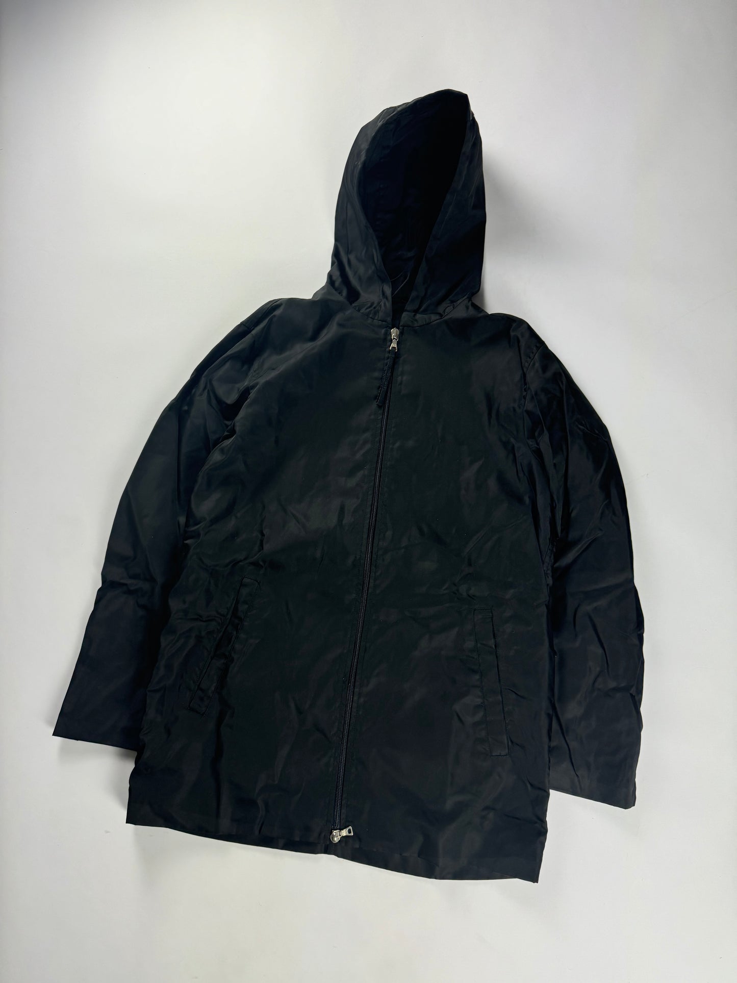 Prada Blackout Double Zip Windbreaker Jacket 2000s - S