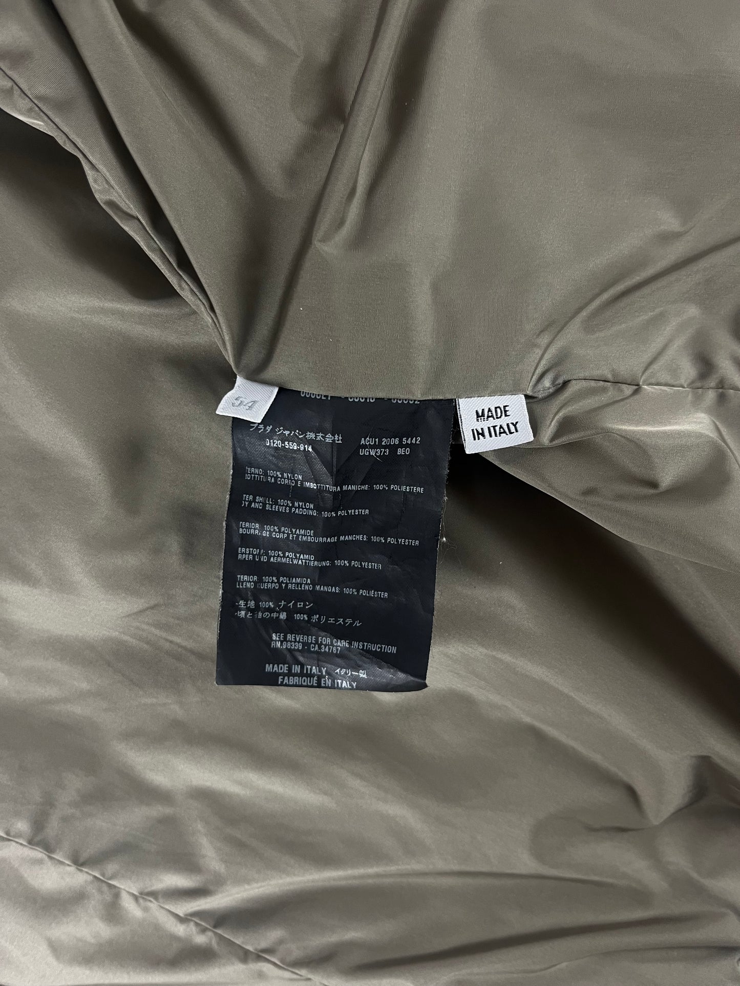 Prada Light Nylon Technical Gilet SS 2006 - XL