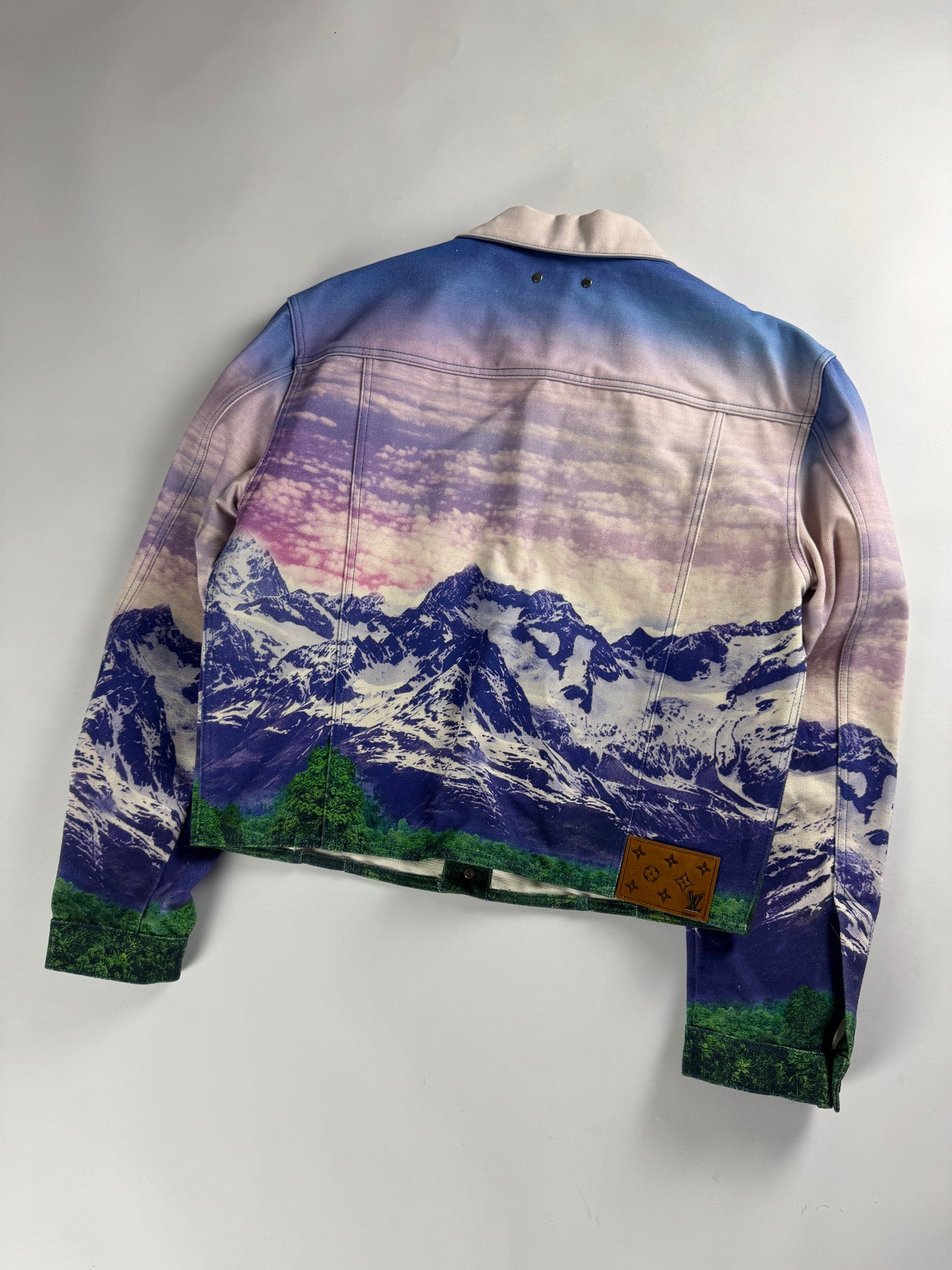 Louis Vuitton Virgil Abloh Landscape Denim Trucker Jacket SS 2022 - M