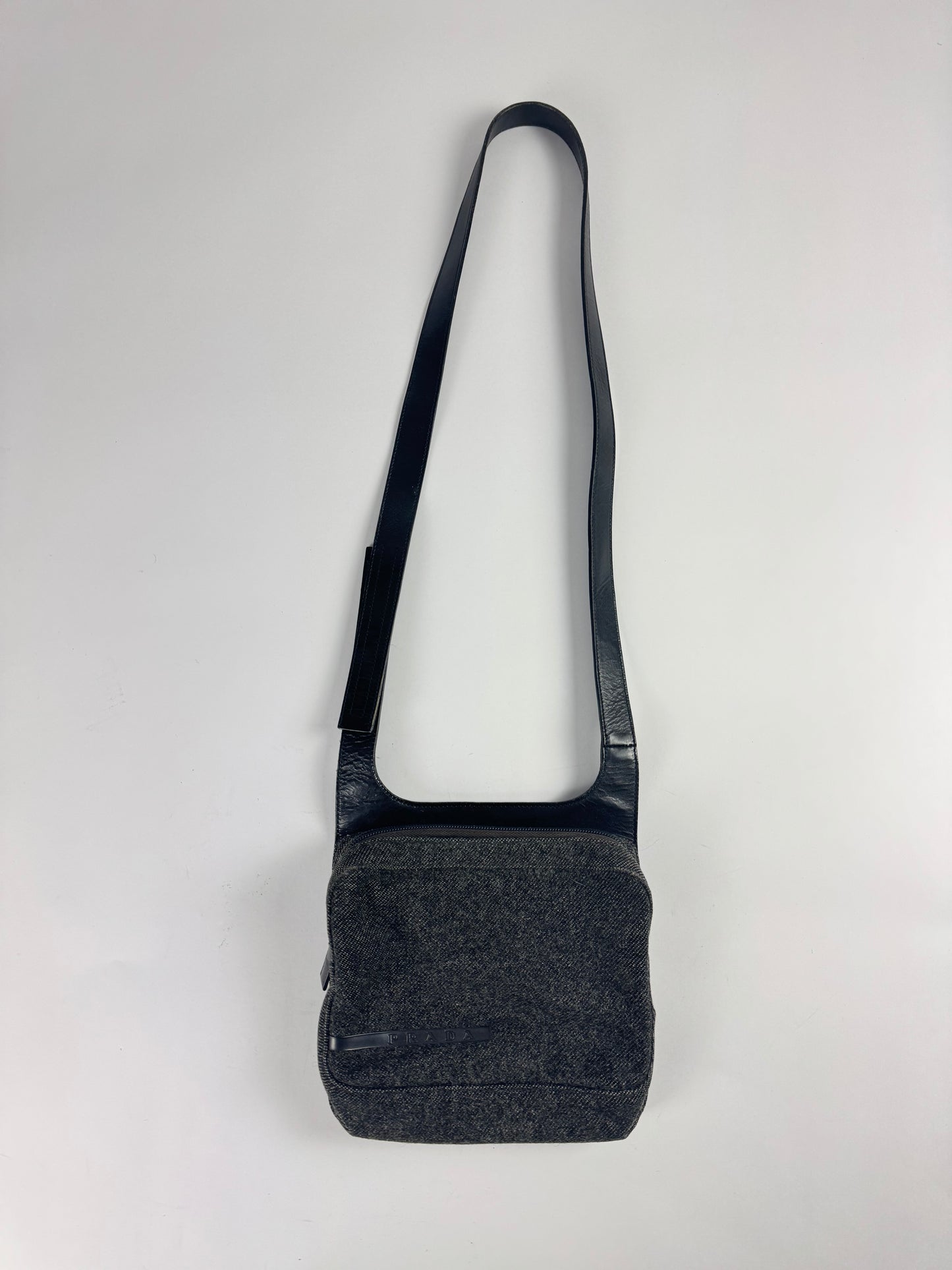 Prada Strapped Leather Shoulder Bag SS 1999 - OS