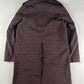 Prada Wine Striped Minimalist Coat FW 2000 - L