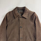Prada Premium Brown Leather Three Pockets Long Coat FW 2003 - M