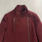 Balenciaga Virgin Wool Burgundy Officer Coat FW 2012 - S