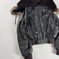 Jean Paul Gaultier Oversize Fur Covered Sheepskin Leather Bomber Jacket FW 2003 - S