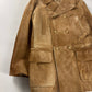 Prada Camel Tawny Double Breasted Pony Hair Leather Coat FW 1996 - M