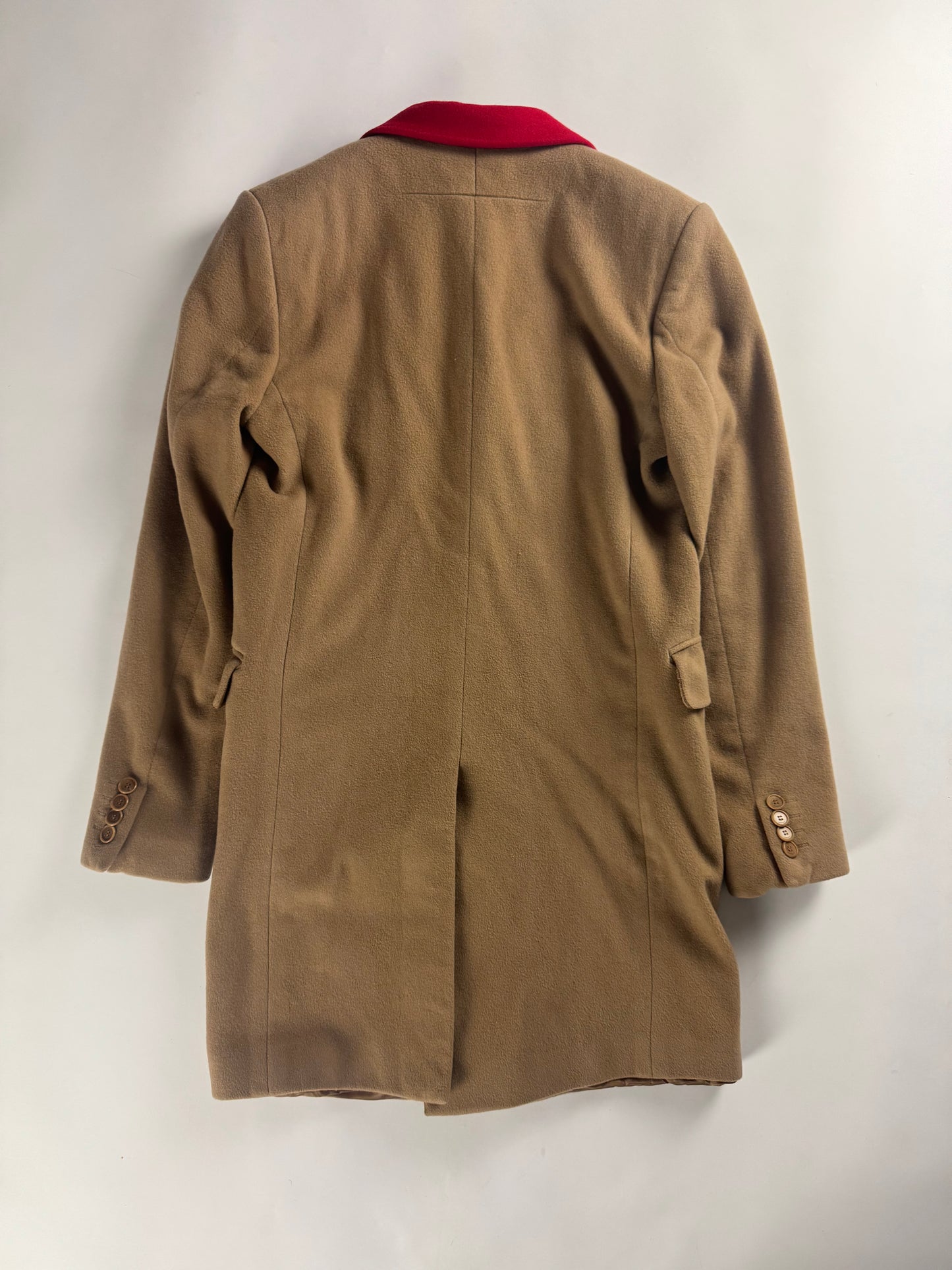 Givenchy Cashmere Color Patch Wool Coat Pre Fall 2015 - M