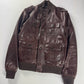 Prada Marlboro Brown Multi Pocket Leather Bomber Jacket FW 2008 - M