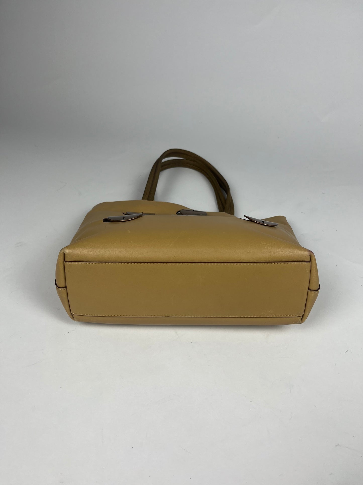 Prada Camel Leather Strapped Shoulder Tote Bag SS 1999 - OS