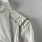 Gucci White Yacht-Club Belted Jacket SS 2015 - S