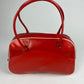 Prada Red Leather Bowling Bag SS 2000 - OS