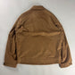 Prada Brown Camel Hair Triangle Logo Classic Jacket FW 2023 - L