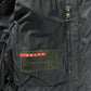 Prada Padded Elbows Red Leather Motor Jacket SS 2000 - M