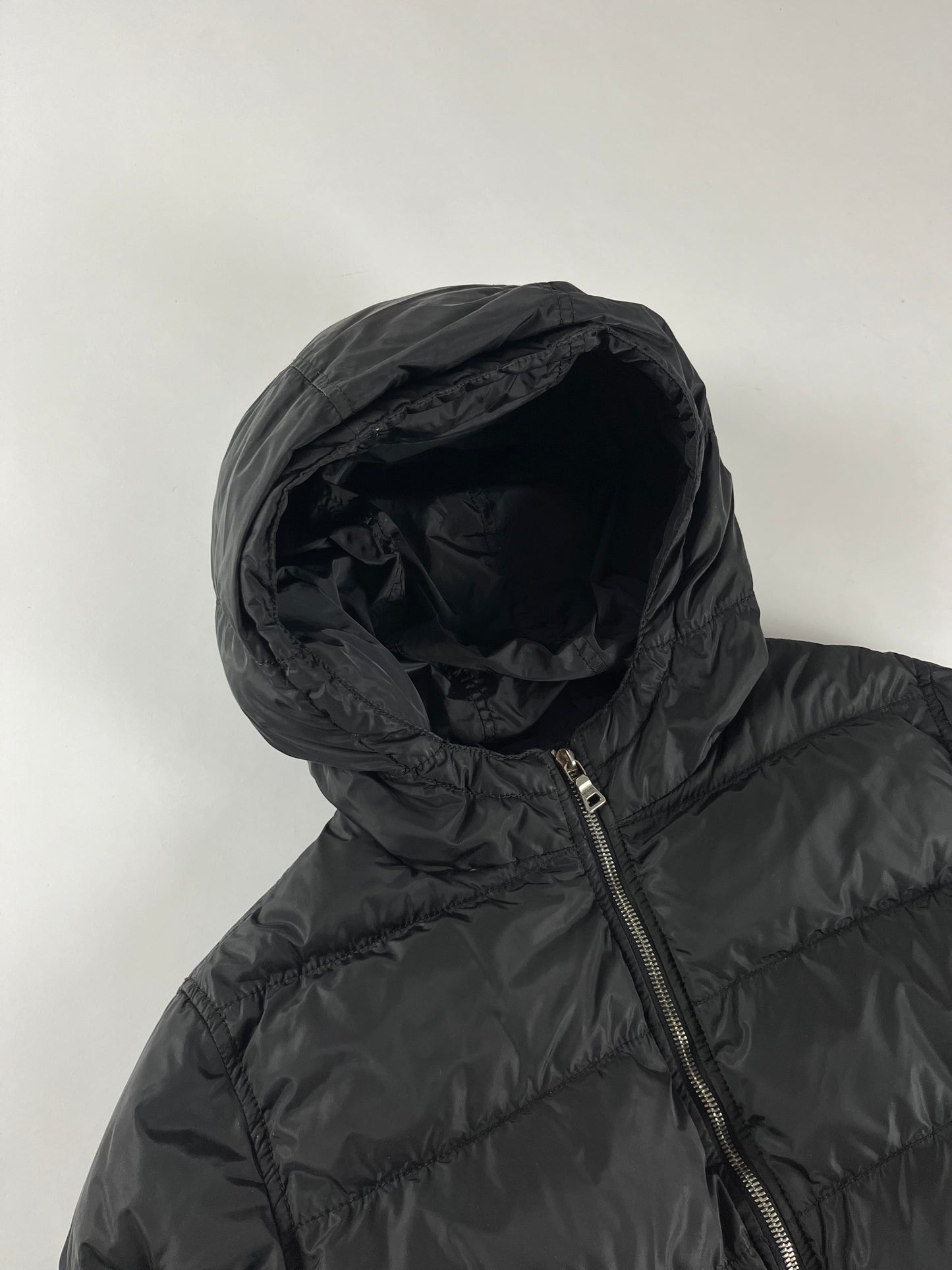 Prada Black Nylon Puffer Jacket - M