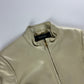 Gucci Cream Leather Jacket - XS