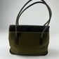 Prada Leather Khaki Tweed Bag FW 1999 - OS