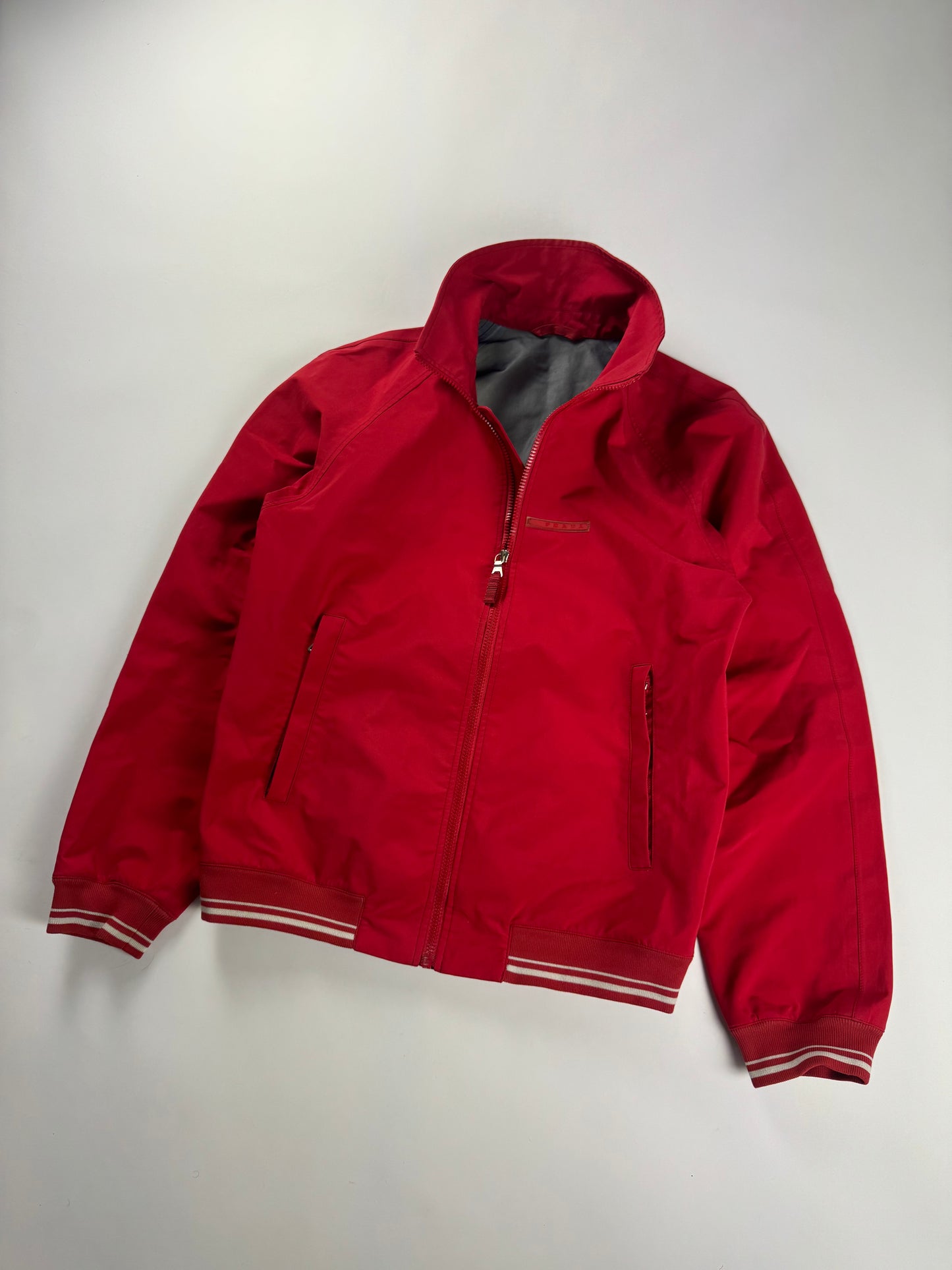 Prada Sport Red Nylon Bomber Jacket FW 2009 - S