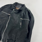 Louis Vuitton Black Cotton Asymmetrical Zipper Perfecto Jacket 2000s - M