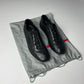 Prada Linea Rossa Black Leather Low Trainers FW 1999 - 43 EU