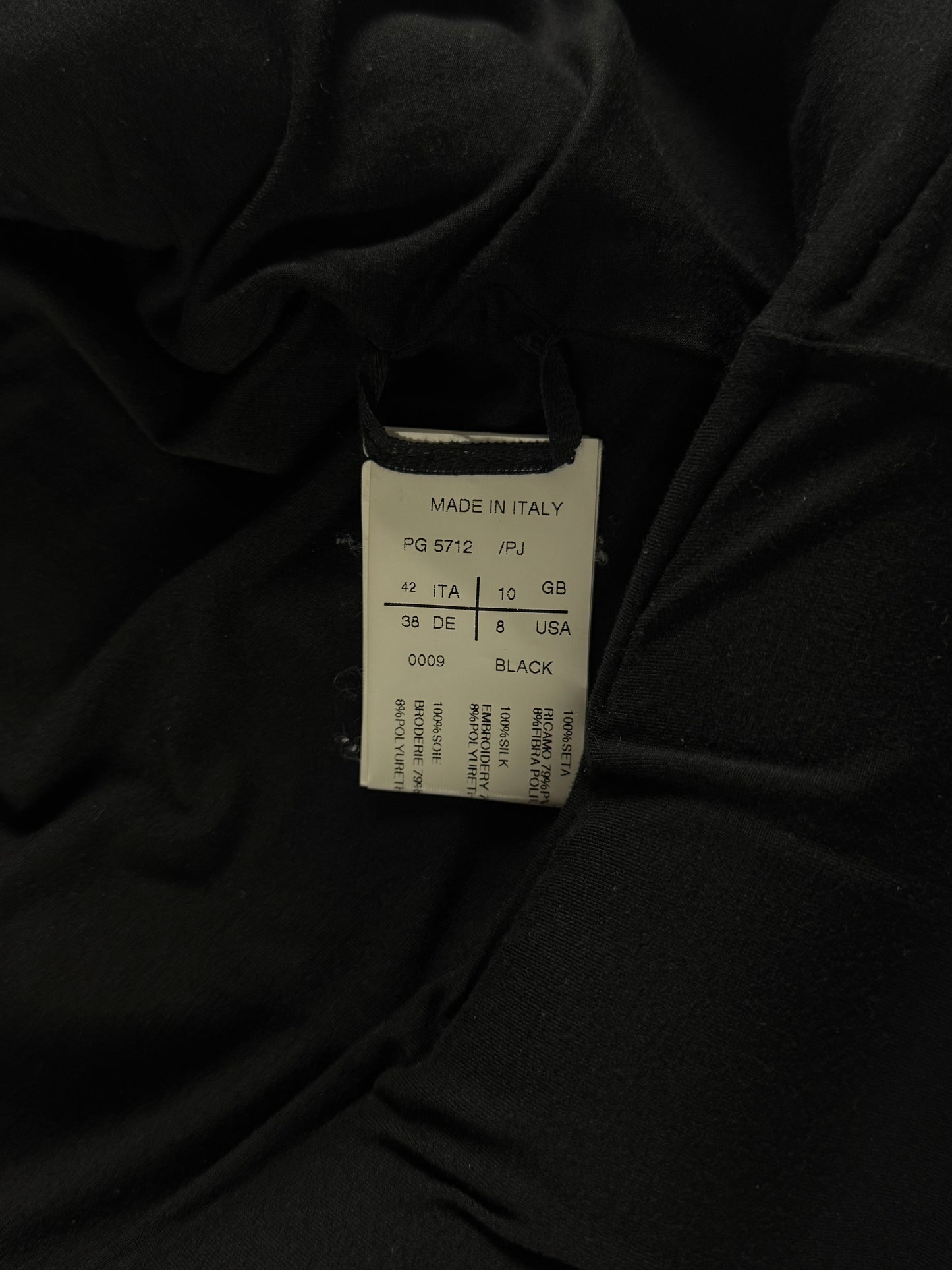 Gareth Pugh Obsidian Sculptural Geometric Curvy Dress SS 2011 - S