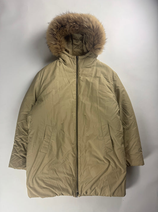 Prada Eskimo Fur Hooded Long Puffer Coat FW 2000 - M