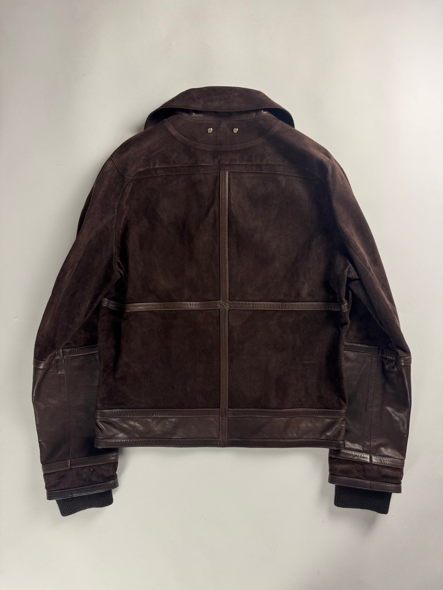 Louis Vuitton Sample Hybrid Patched Leather Pure Suede High Collar FW 2008 - S