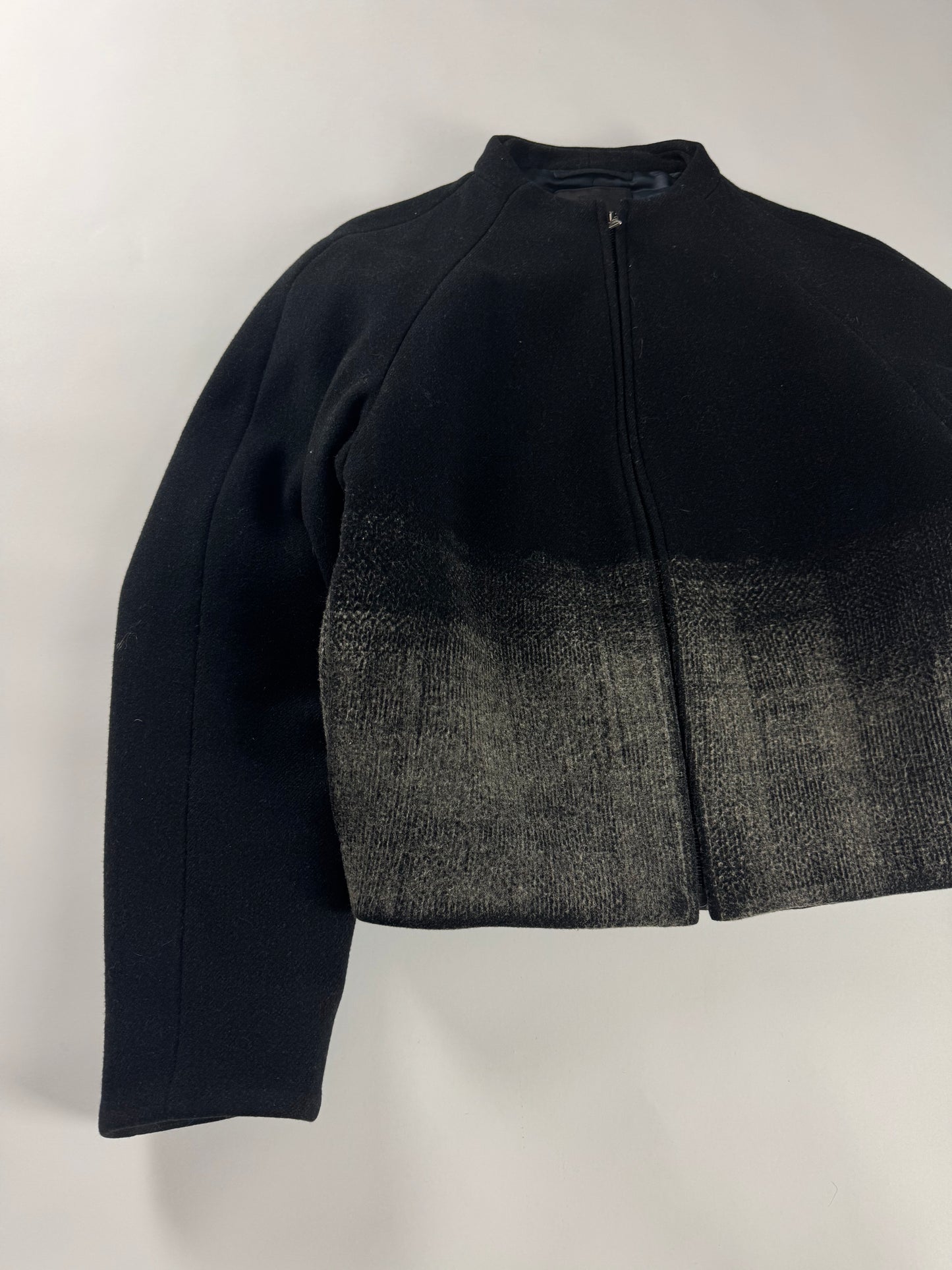 Prada Gradient Virgin Wool Ombré Zipper Jacket FW 2007 - M