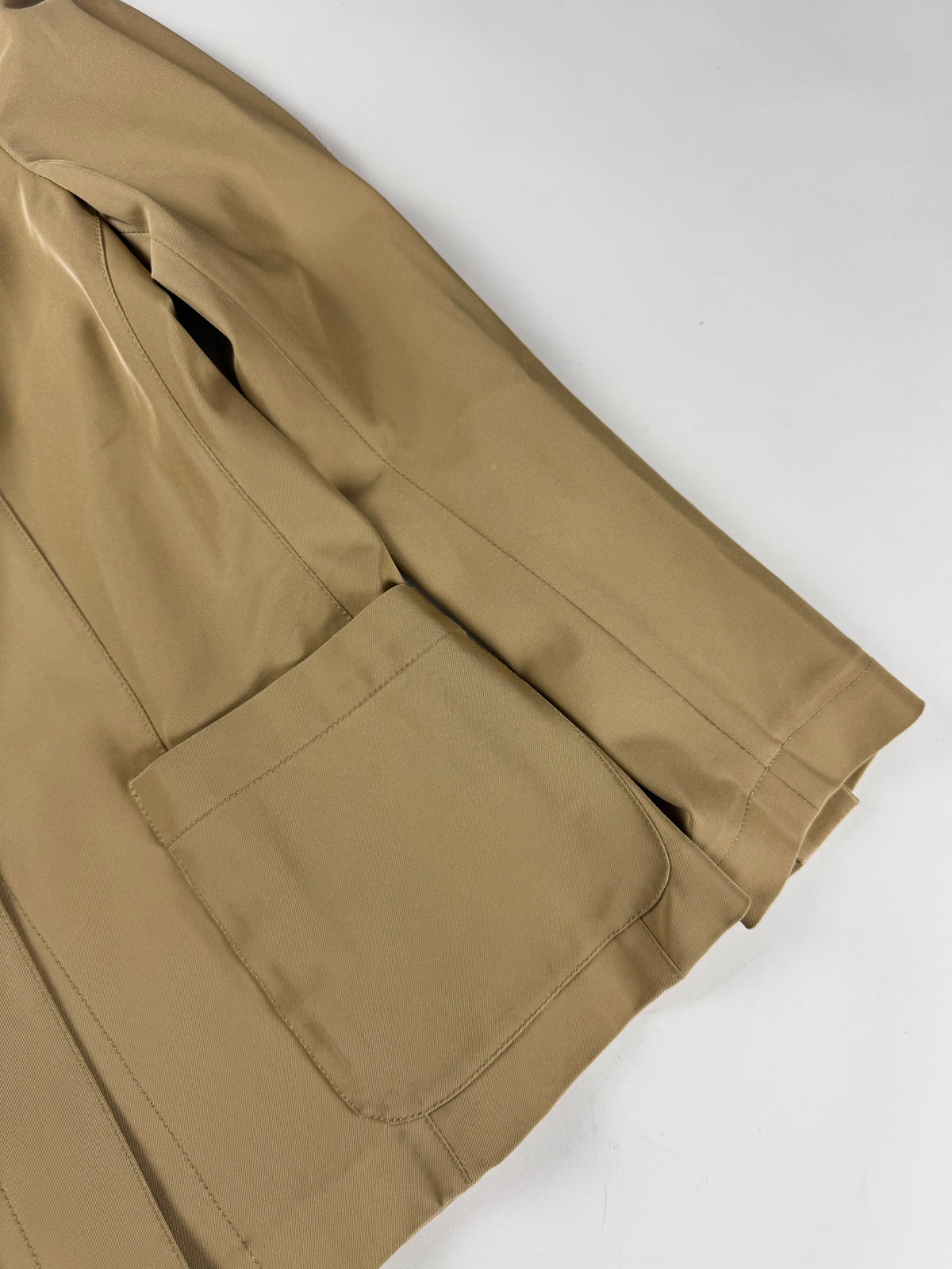 Prada Camel Minimalist Tailored Blazer 1990s - S