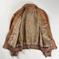 Prada Milano Soft Leather Pink Stripped Knit Rib Bomber Jacket 2010s - XS