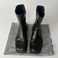 Prada Black Leather Square Toe High Boots FW 1999 - 43,5 EU