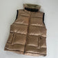 Prada Puffer Belted Collar Down Vest 2000s - S