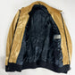 Dior Homme Kris Van Assche Fragmented Bright Yellow Leather Bomber Jacket SS 2009 - L